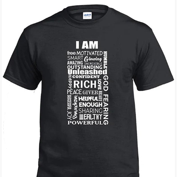 Black V Neck T Shirt